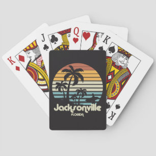 Antikes Jacksonville Florida Spielkarten