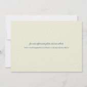 Antikes japanisches Blue Cherry Blossom Foto Save The Date (Rückseite)