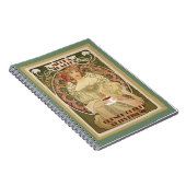 Antikes Kaffeeplakat Notizblock (Rechte Seite)