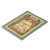 Antikes Kaffeeplakat Notizblock (Linke Seite)