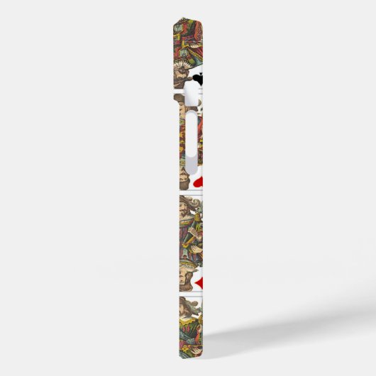 Antikes Kartendeck Case-Mate iPhone Hülle (Rückseite / Links)