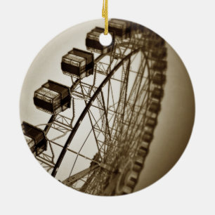 Antikes Karussell Keramikornament