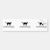 Antikes Kat-Sprichwort Autoaufkleber (Vorne)