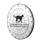 Antikes Kat-Sprichwort Dartscheibe (Vorderseite rechts)