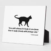 Antikes Kat-Sprichwort Fotoplatte (Seite)