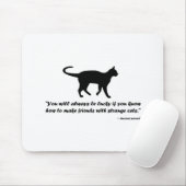 Antikes Kat-Sprichwort Mousepad (Mit Mouse)