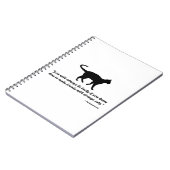 Antikes Kat-Sprichwort Notizblock (Linke Seite)