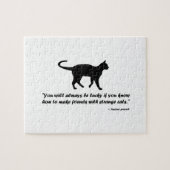 Antikes Kat-Sprichwort Puzzle (Horizontal)