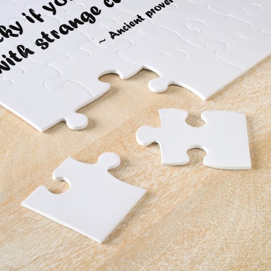 Antikes Kat-Sprichwort Puzzle (Seite)