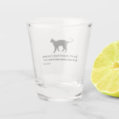 Antikes Kat-Sprichwort Schnapsglas (Rückseite)