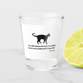 Antikes Kat-Sprichwort Schnapsglas (Vorderseite)