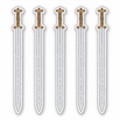 Antikes keltisches Schwert Aufkleber (Vorderseite)