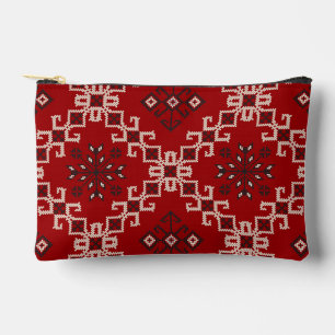 Antikes Kilim-Kissen, dekoratives türkisches marok Zubehörtasche