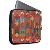 Antikes Kilim-Webteppichmuster Laptopschutzhülle (Vorne Rechts)