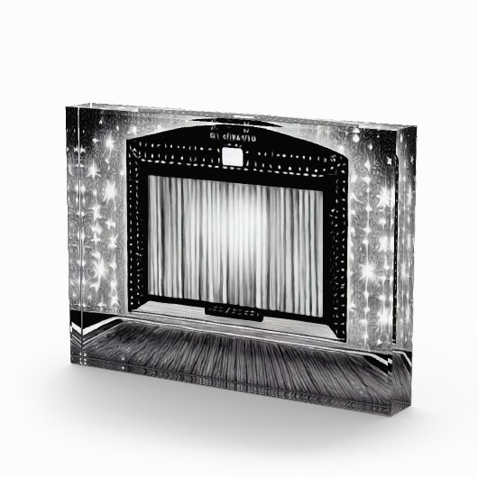 Antikes Kino Fotoblock (Rechts)