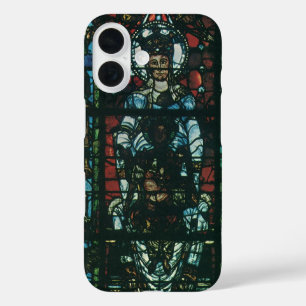 Antikes Kirchenfenster mit Buntglasfenstern iPhone 16 Hülle
