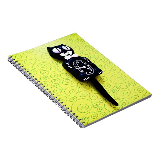 Antikes Kit Cat Clock Notebook Notizblock (Rechte Seite)