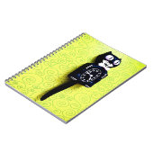 Antikes Kit Cat Clock Notebook Notizblock (Linke Seite)