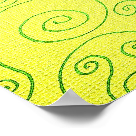 Antikes Kit Cat Clock Poster (Ecke)