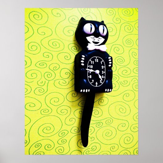 Antikes Kit Cat Clock Poster (Vorne)