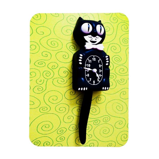Antikes Kit Cat Clock Premium Flexi Magnet (Vertikal)