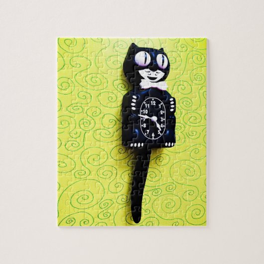 Antikes Kit Cat Clock Puzzle (Vertikal)