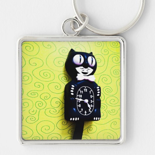 Antikes Kit Cat Clock Schlüsselanhänger (Vorne)