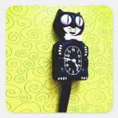 Antikes Kit Cat Clock Sticker (Vorderseite)