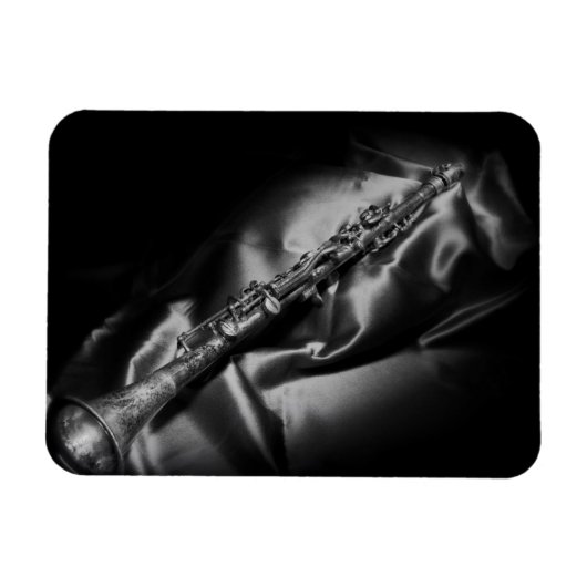 Antikes Klarinettenleben, B&W Magnet (Horizontal)