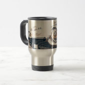 Antikes klassisches Auto Kaffeetasse (Vorderseite Links)
