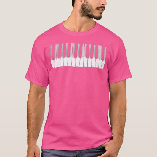 Antikes Klavier Geschenk T-Shirt (Vorderseite)
