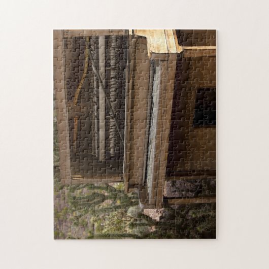 Antikes Klavier in der Wüste Puzzle (Vertikal)