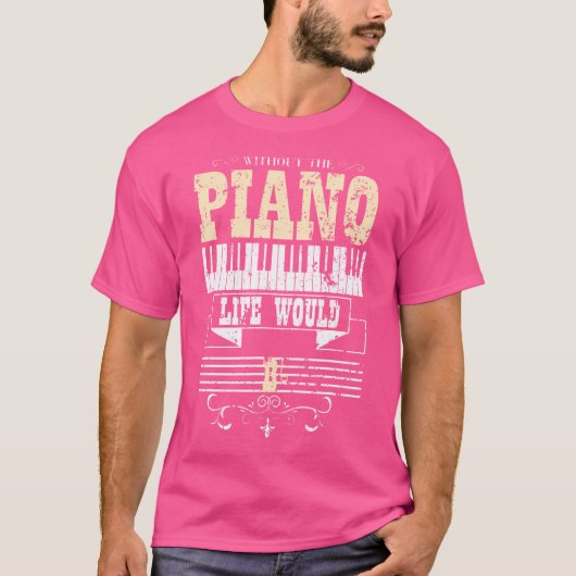 Antikes Klavier T-Shirt (Vorderseite)
