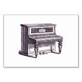 Antikes Klavier Tischnummer (Vorderseite)