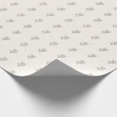 Antikes kleines Blumenverpackungspapier Geschenkpapier (Ecke)