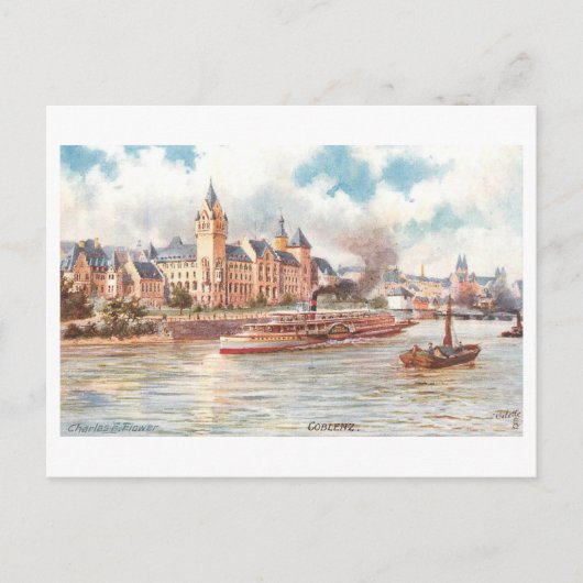 Antikes Koblenz, Deutschland Postkarte (Vorderseite)