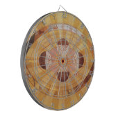 Antikes kopernikanisches Sonnensystem, Vintage Ast Dartscheibe (Vorderseite Links)
