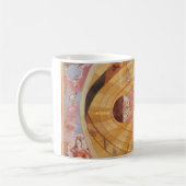 Antikes kopernikanisches Sonnensystem, Vintage Ast Kaffeetasse (Links)