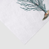 Antikes Korallenbild Seidenpapier (Ausschnitt)