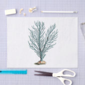 Antikes Korallenbild Seidenpapier (Handwerk)