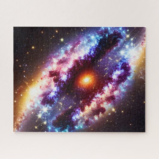 Antikes Kosmos Eruption Multiverses Schöpfungsburs Puzzle (Horizontal)