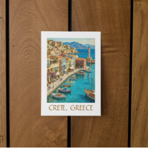 Antikes Kreta Griechenland Mittelmeer Reise Landsc Postkarte