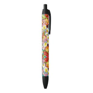 Antikes Kunst Blumenmuster Frühlingsblumen Primel Kugelschreiber