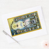 Antikes Kunsthandwerk Freimaurerei Masonic Hazen Rechteckiger Aufkleber (Umschlag)