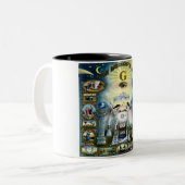 Antikes Kunsthandwerk Freimaurerei Masonic Hazen Zweifarbige Tasse (Vorderseite Links)