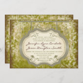 Antikes Land Not leidende Hochzeitseinladung Einladung (Vorne/Hinten)