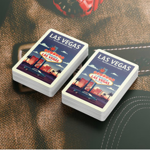 Antikes Las Vegas Nevada Spielkarten