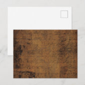 Antikes Leder Postkarte (Vorne/Hinten)