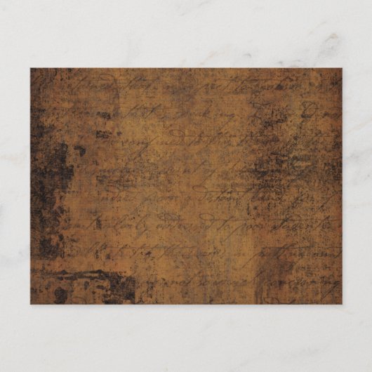 Antikes Leder Postkarte (Vorderseite)