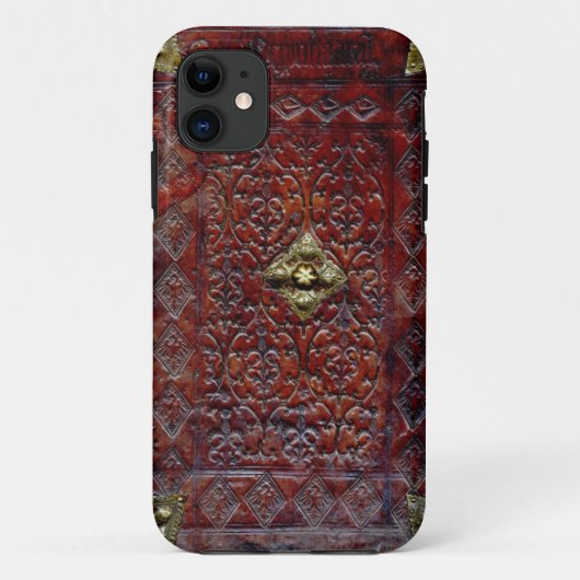 Antikes Lederbuch Bibliophile Case-Mate iPhone Hülle (Rückseite)